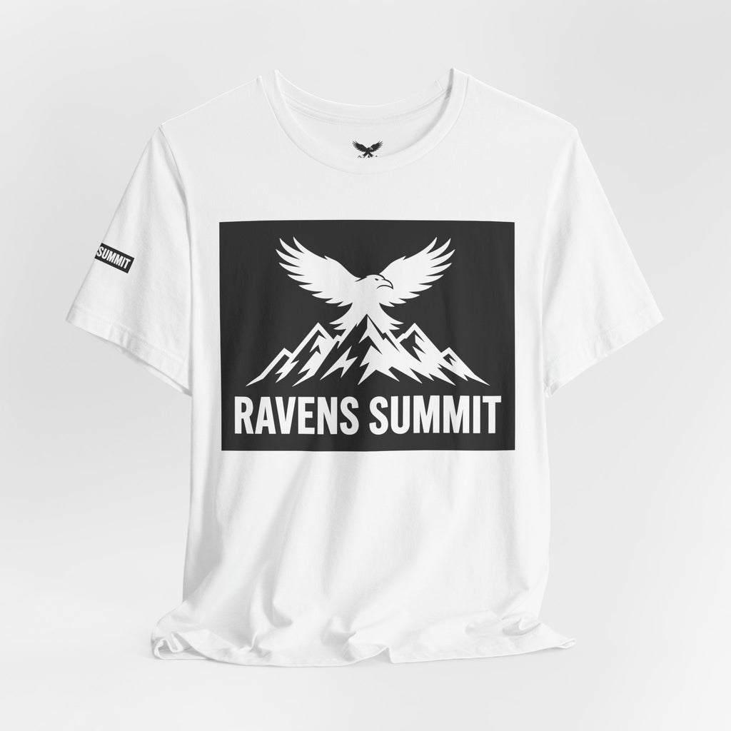 Ravens Summit T‑Shirt — Mountain Raven Graphic Tee Light
