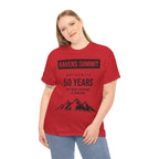 Customisable Ravens Summit 50 Years Tee — "Authentic 50 Years of Not Giving a Damn" Mountain Graphic T‑Shirt