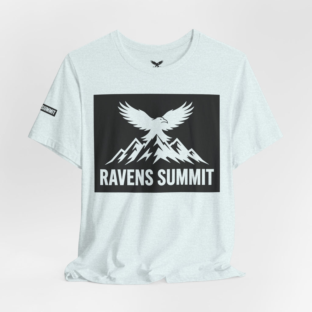 Ravens Summit T‑Shirt — Mountain Raven Graphic Tee Light
