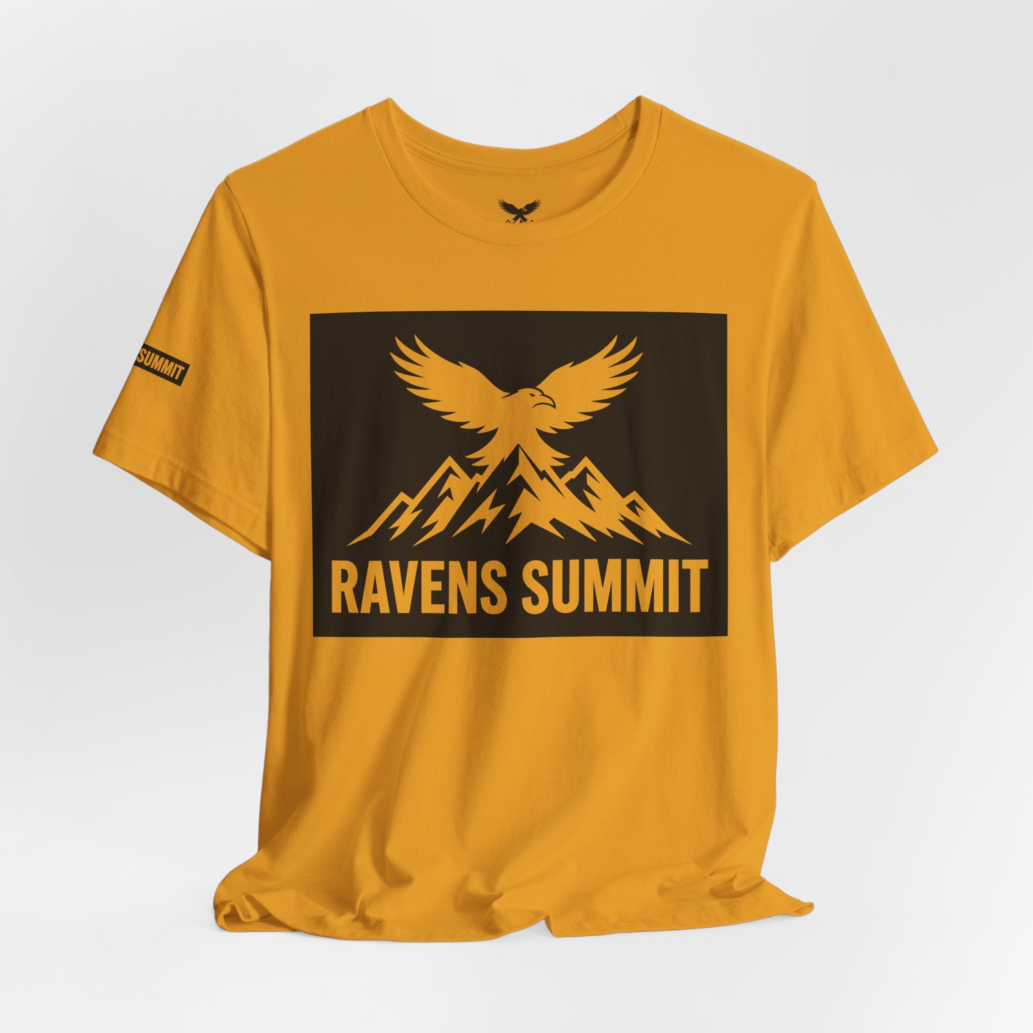 Ravens Summit T‑Shirt — Mountain Raven Graphic Tee Light