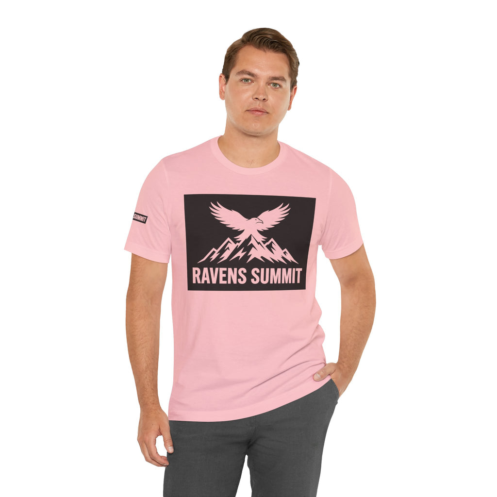 Ravens Summit T‑Shirt — Mountain Raven Graphic Tee Light