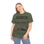 Customisable Ravens Summit 50 Years Tee — "Authentic 50 Years of Not Giving a Damn" Mountain Graphic T‑Shirt