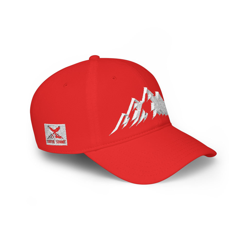 Mountain Graphic Baseball Cap — Low Profile Outdoor Hat Dark