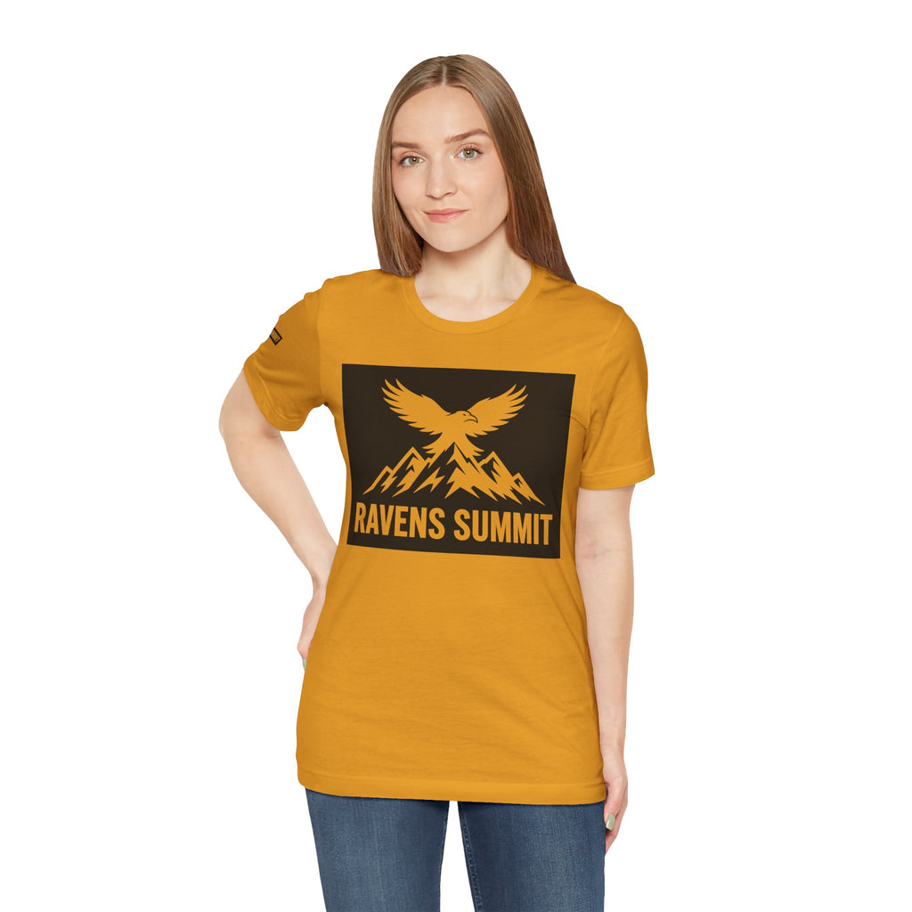 Ravens Summit T‑Shirt — Mountain Raven Graphic Tee Light