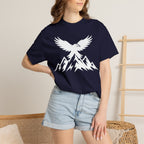 Raven Summit T-Shirt — Mountain Eagle Dark Graphic Tee