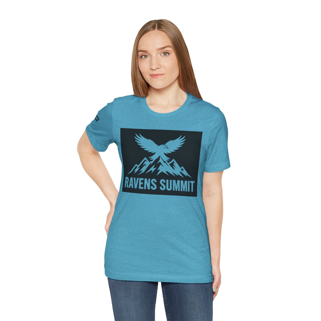 Ravens Summit T‑Shirt — Mountain Raven Graphic Tee Light