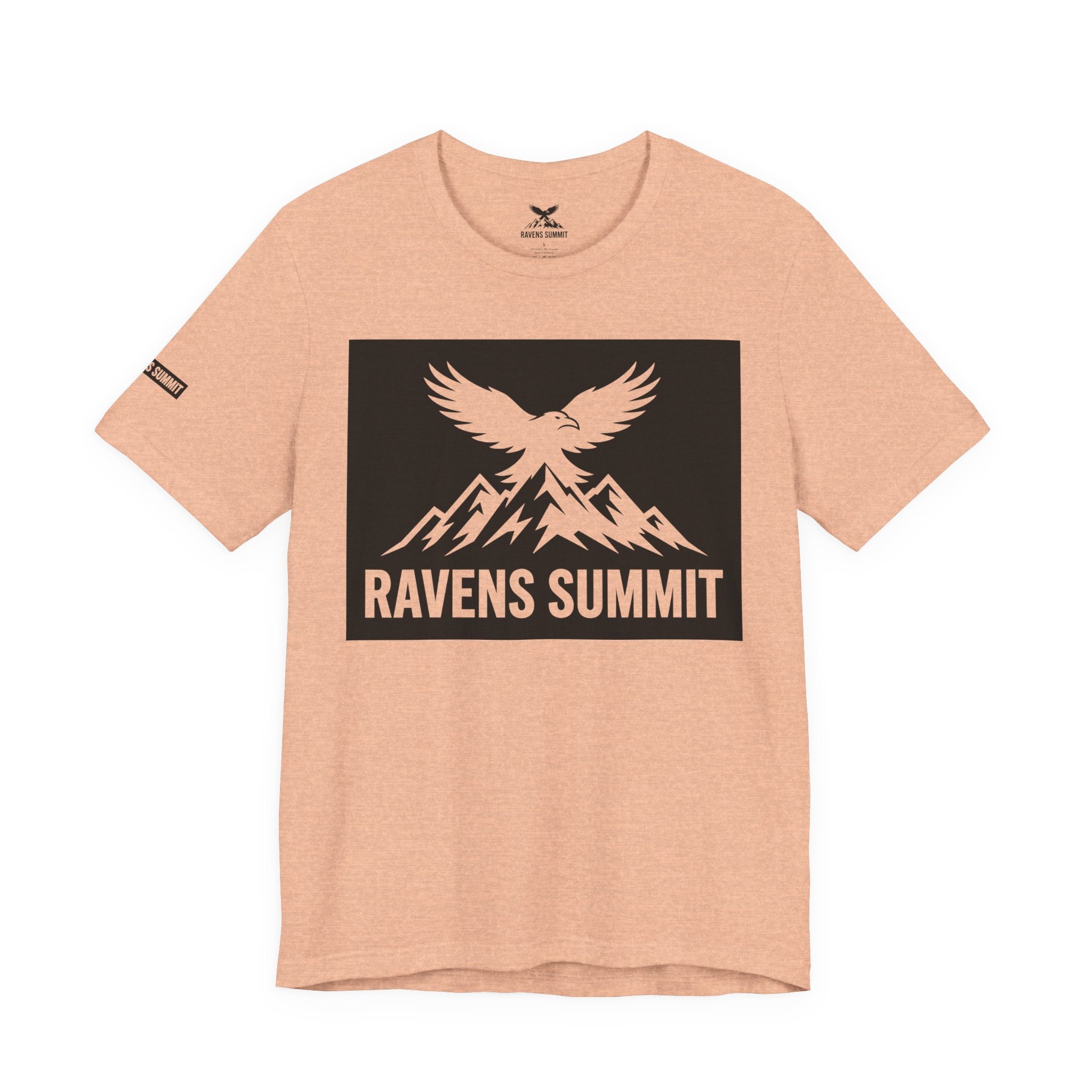Ravens Summit T‑Shirt — Mountain Raven Graphic Tee Light