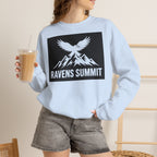 Ravens Summit Crewneck Sweatshirt — Mountain Raven Graphic Pullover