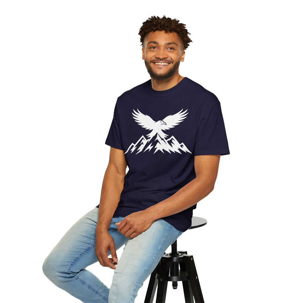 Raven Summit T-Shirt — Mountain Eagle Dark Graphic Tee
