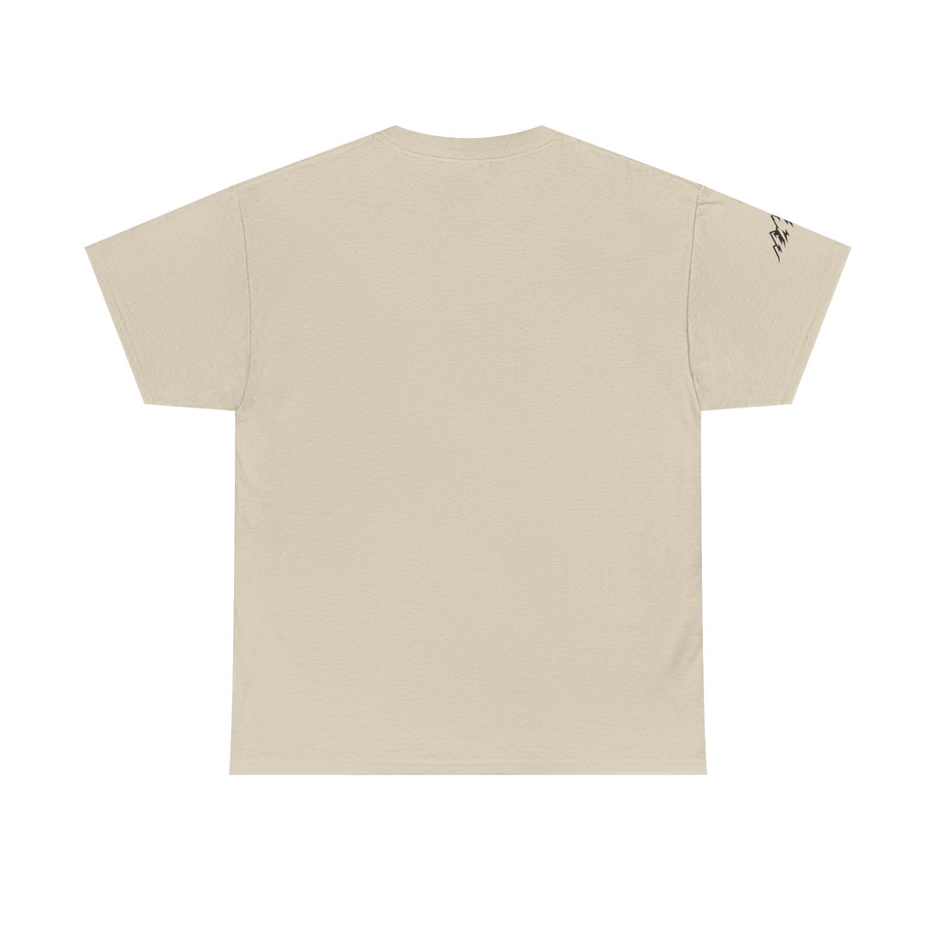 Raven Summit Tee — Minimal Mountain Raven Line Art Graphic T-Shirt