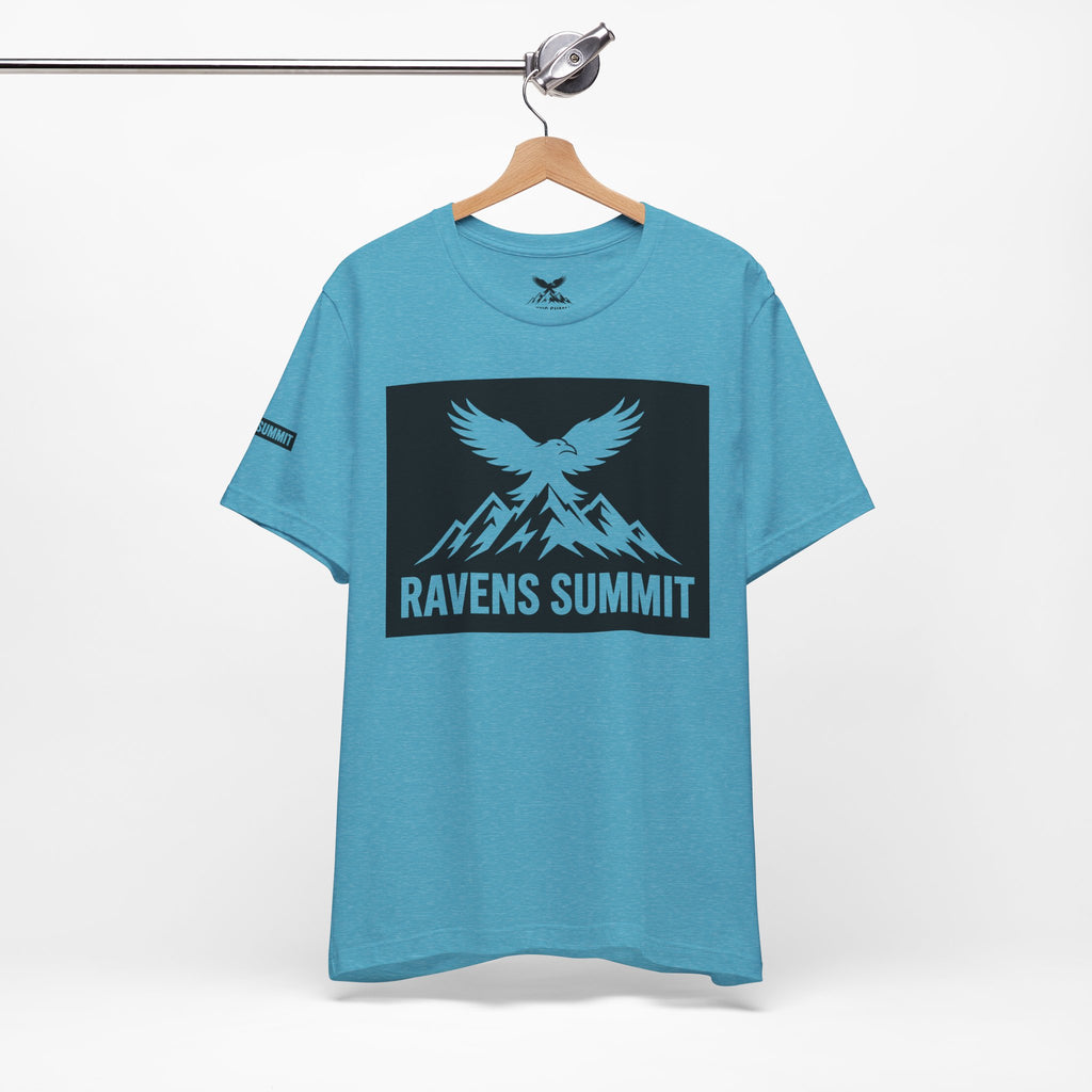 Ravens Summit T‑Shirt — Mountain Raven Graphic Tee Light
