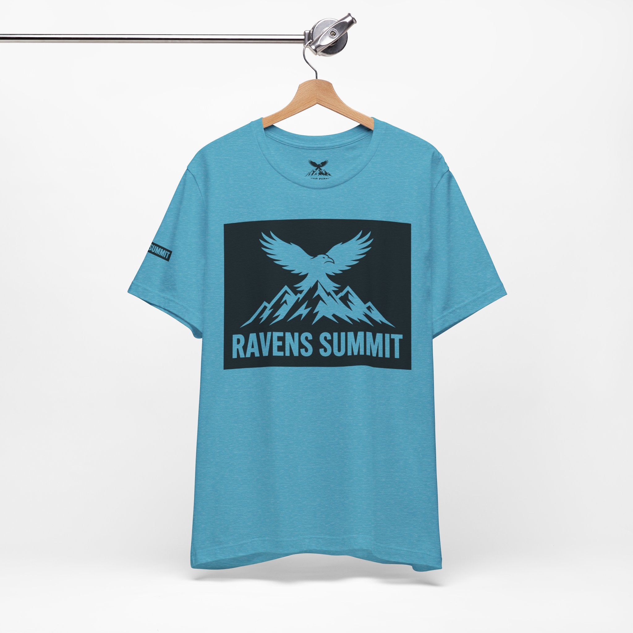 Ravens Summit T‑Shirt — Mountain Raven Graphic Tee Light