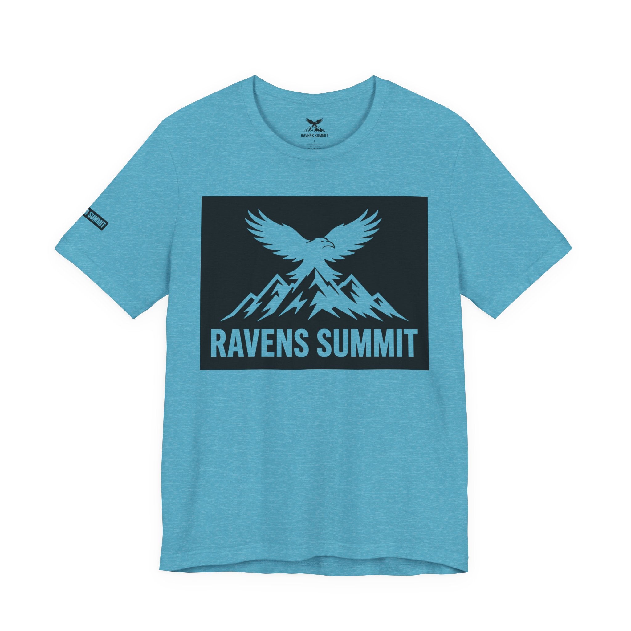 Ravens Summit T‑Shirt — Mountain Raven Graphic Tee Light