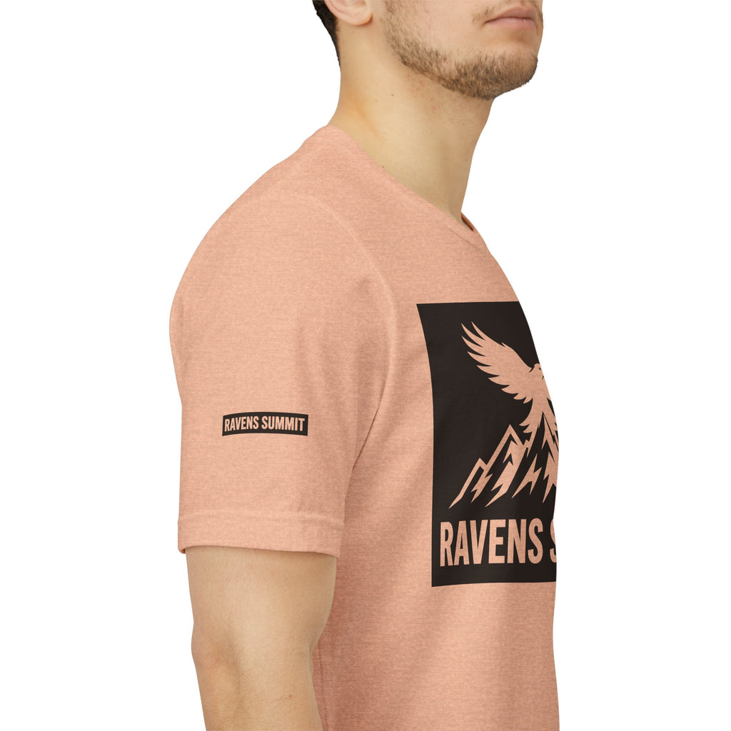 Ravens Summit T‑Shirt — Mountain Raven Graphic Tee Light