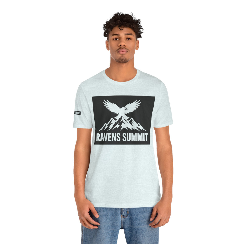 Ravens Summit T‑Shirt — Mountain Raven Graphic Tee Light