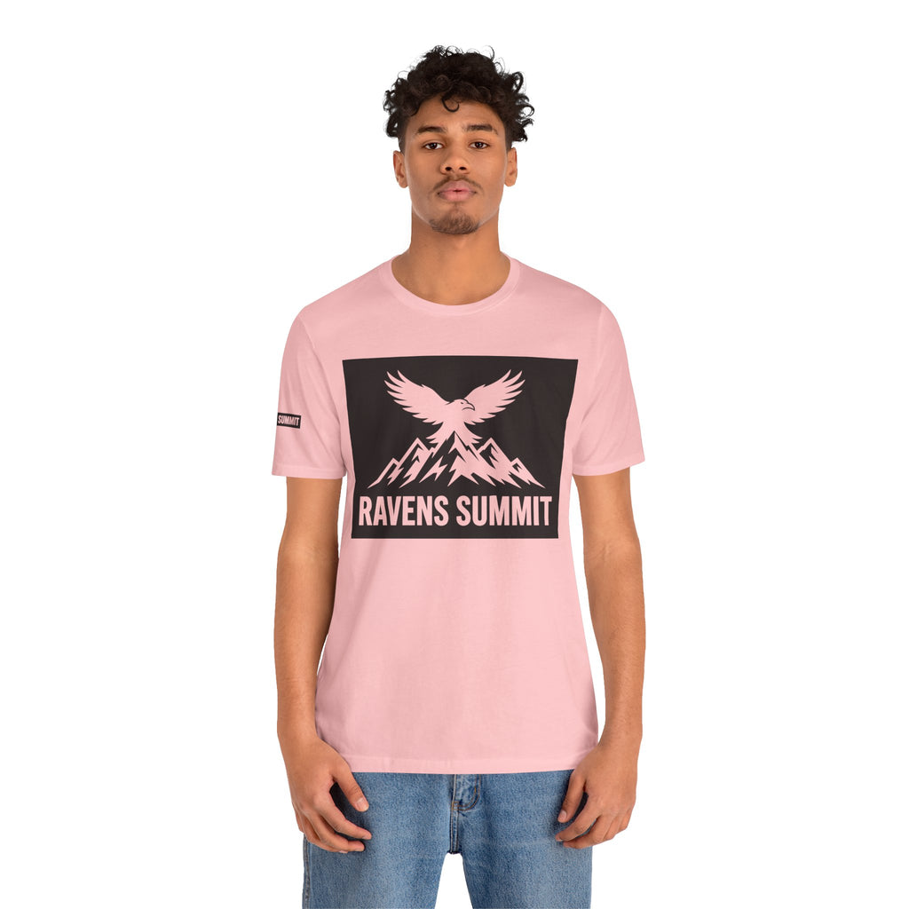 Ravens Summit T‑Shirt — Mountain Raven Graphic Tee Light
