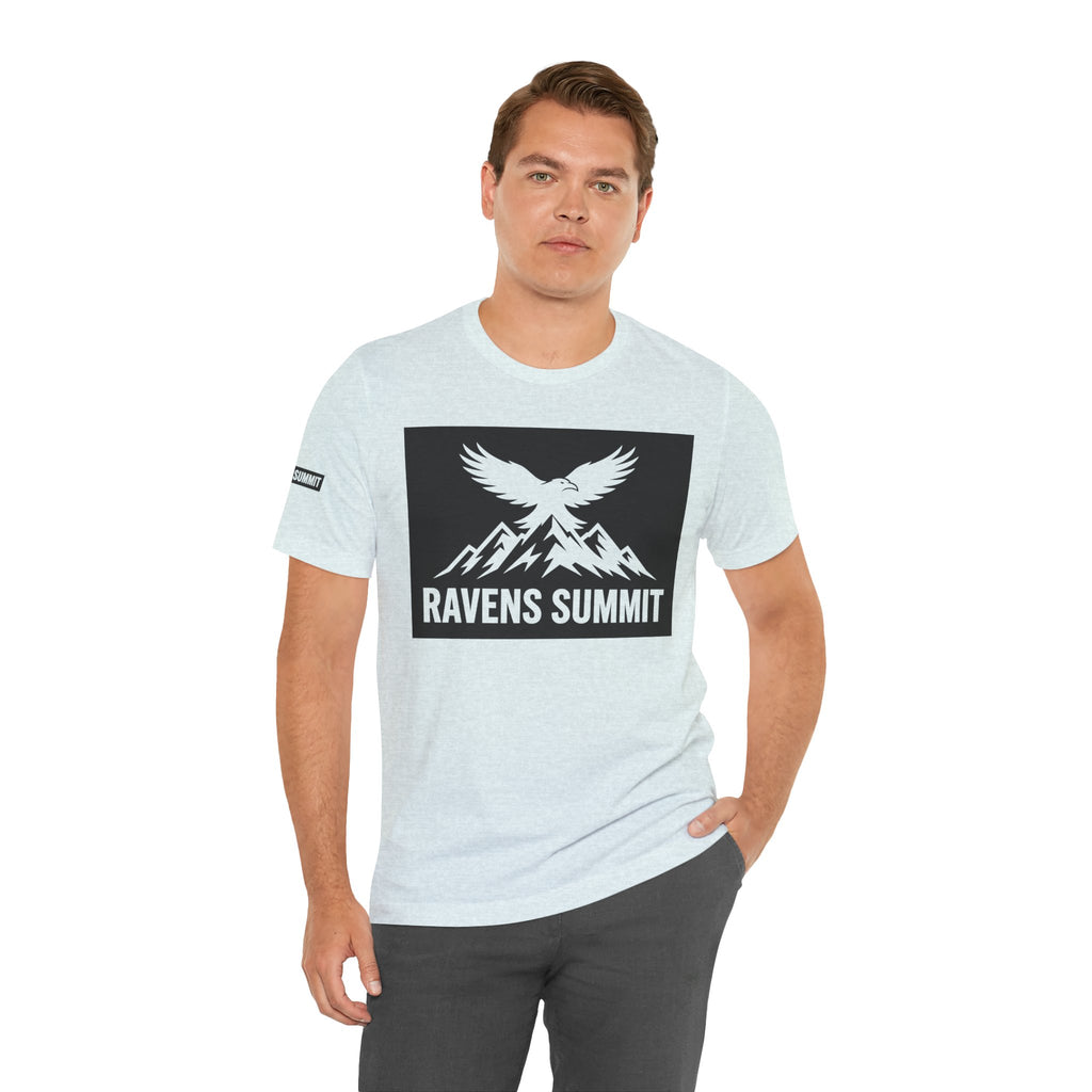 Ravens Summit T‑Shirt — Mountain Raven Graphic Tee Light