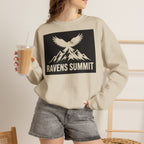 Ravens Summit Crewneck Sweatshirt — Mountain Raven Graphic Pullover
