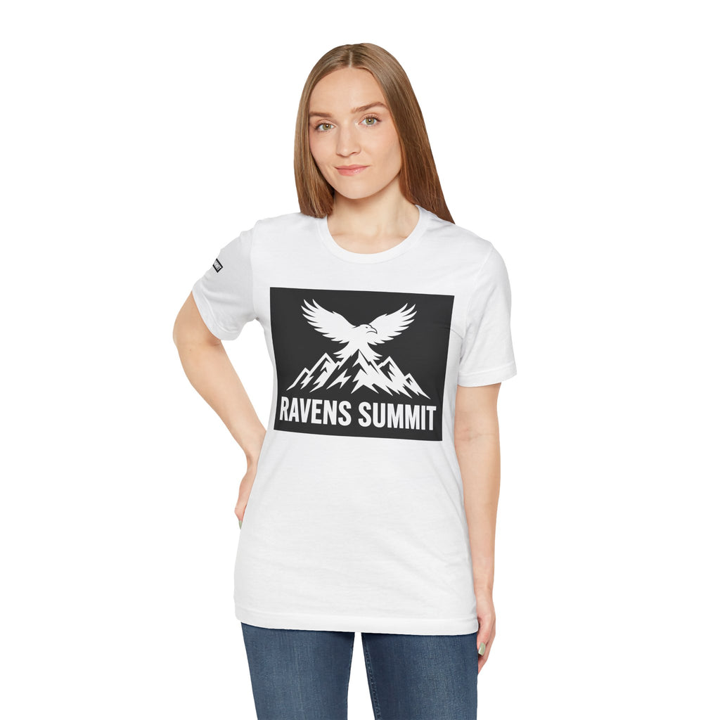 Ravens Summit T‑Shirt — Mountain Raven Graphic Tee Light
