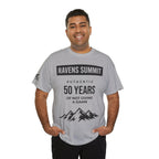 Customisable Ravens Summit 50 Years Tee — "Authentic 50 Years of Not Giving a Damn" Mountain Graphic T‑Shirt