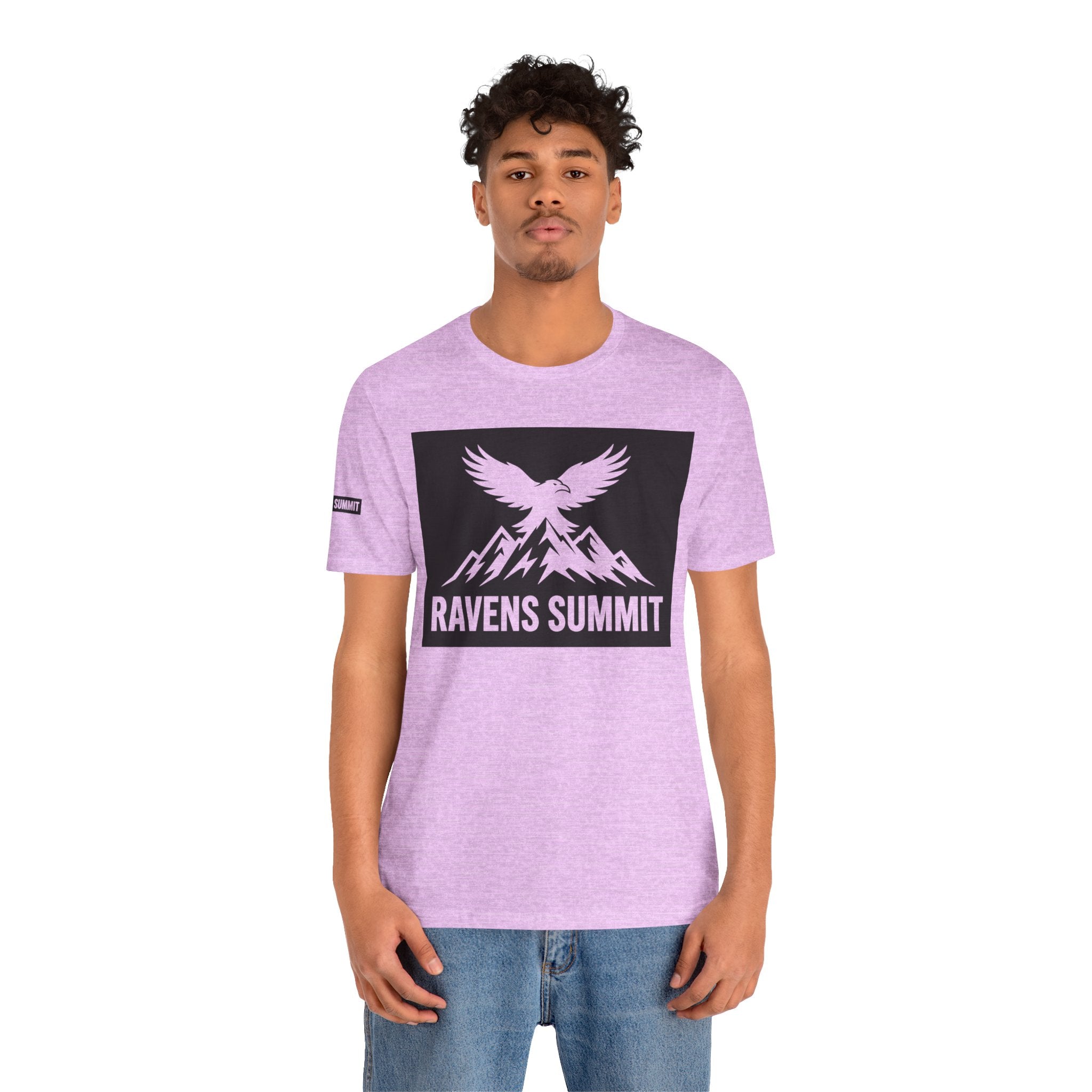 Ravens Summit T‑Shirt — Mountain Raven Graphic Tee Light