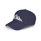 Mountain Graphic Baseball Cap — Low Profile Outdoor Hat Dark