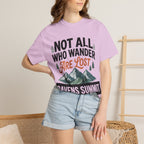 Not All Who Wander Are Lost Mountain T-Shirt — Ravens Summit Adventure Tee