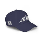Mountain Graphic Baseball Cap — Low Profile Outdoor Hat Dark