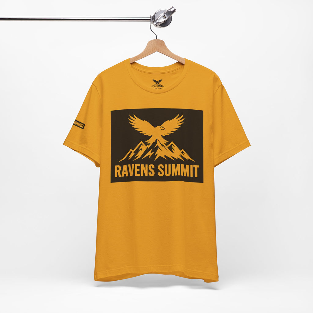 Ravens Summit T‑Shirt — Mountain Raven Graphic Tee Light