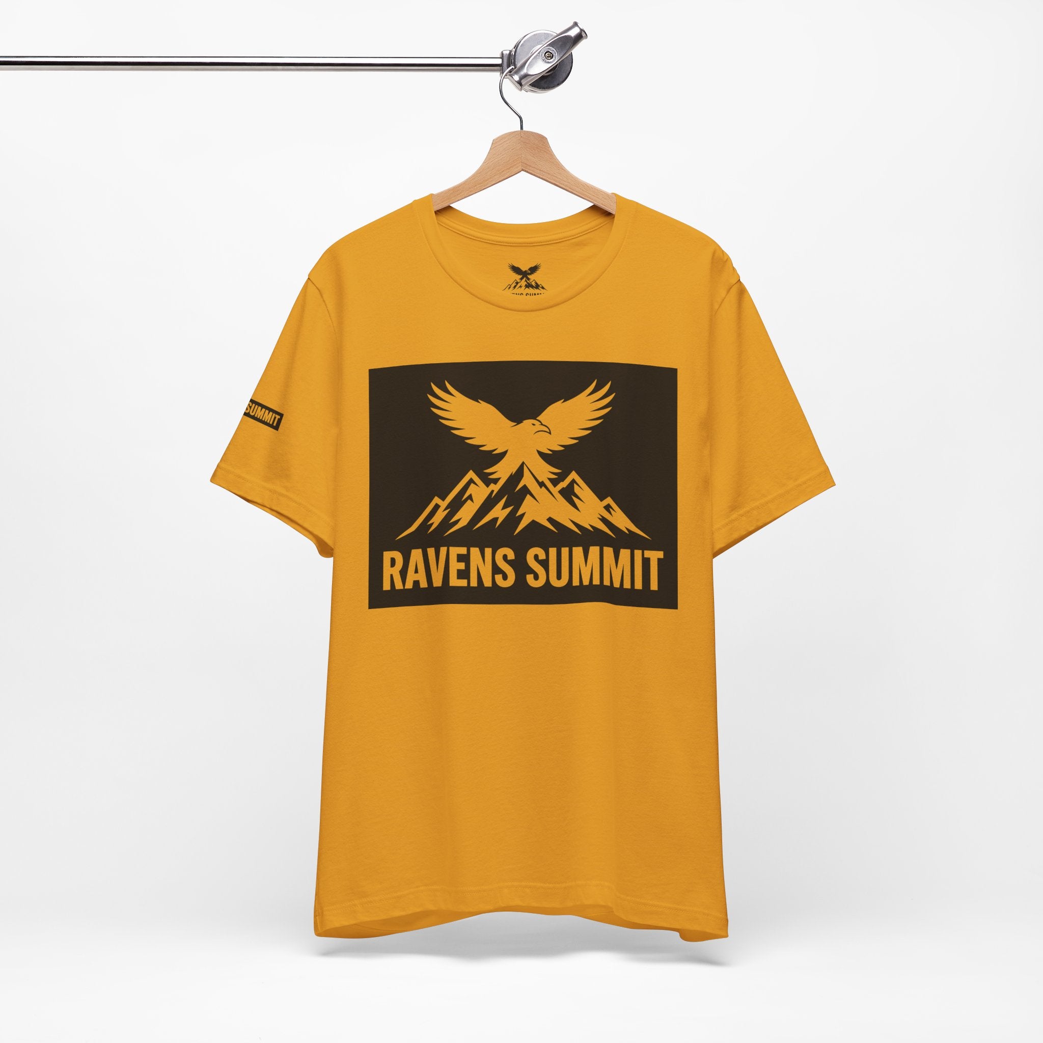 Ravens Summit T‑Shirt — Mountain Raven Graphic Tee Light