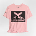 Ravens Summit T‑Shirt — Mountain Raven Graphic Tee Light