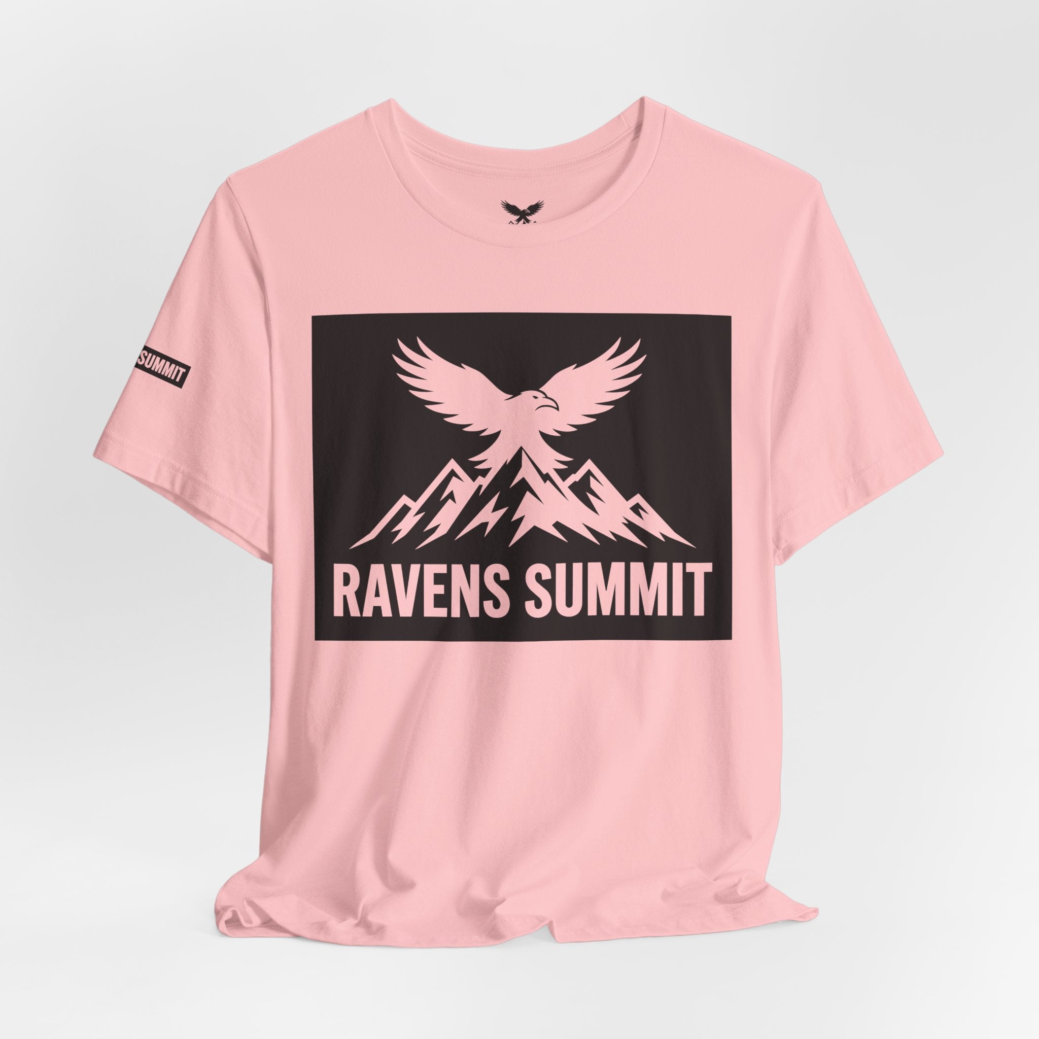 Ravens Summit T‑Shirt — Mountain Raven Graphic Tee Light
