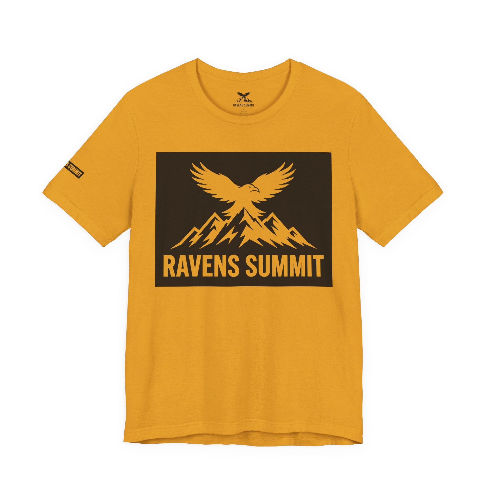 Ravens Summit T‑Shirt — Mountain Raven Graphic Tee Light