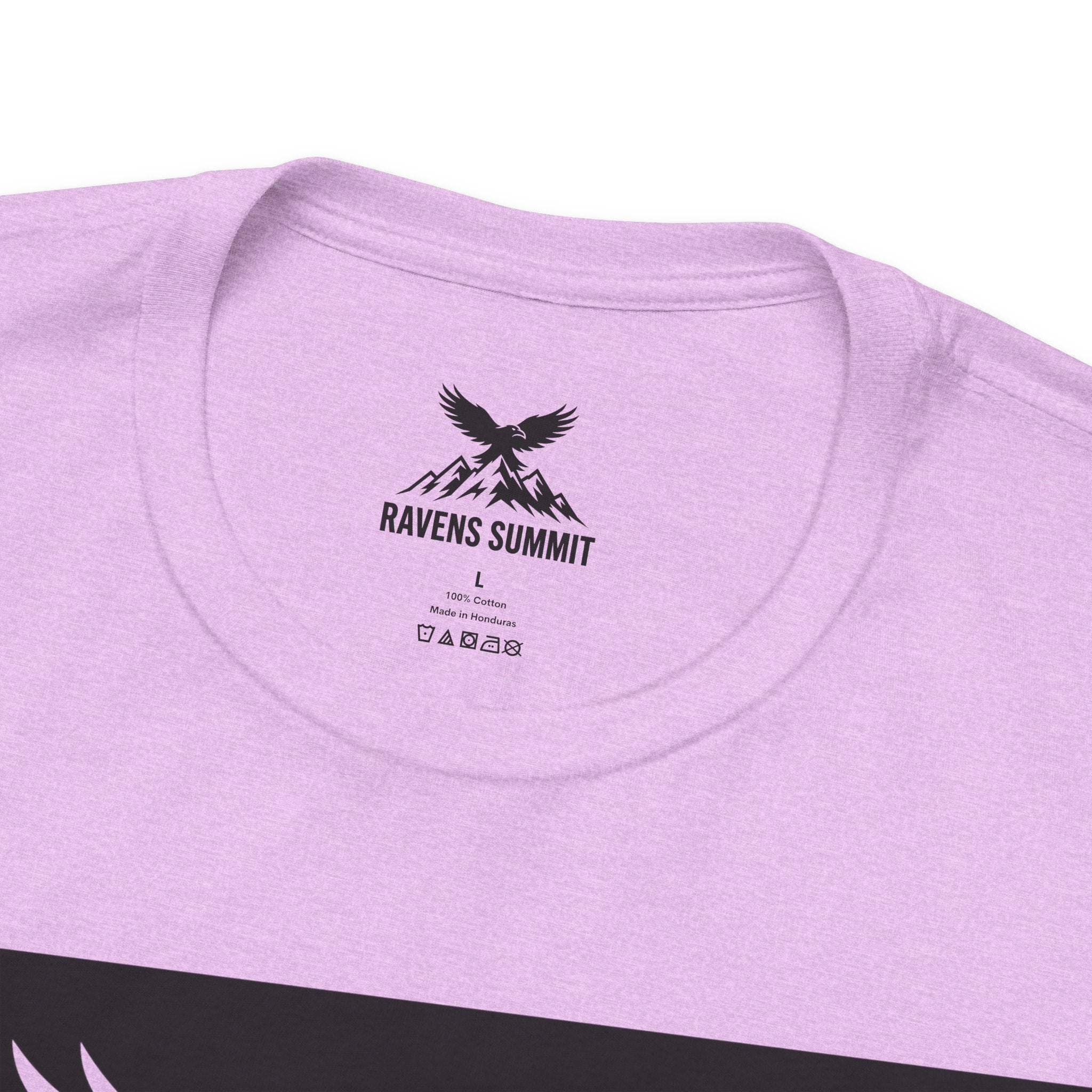 Ravens Summit T‑Shirt — Mountain Raven Graphic Tee Light