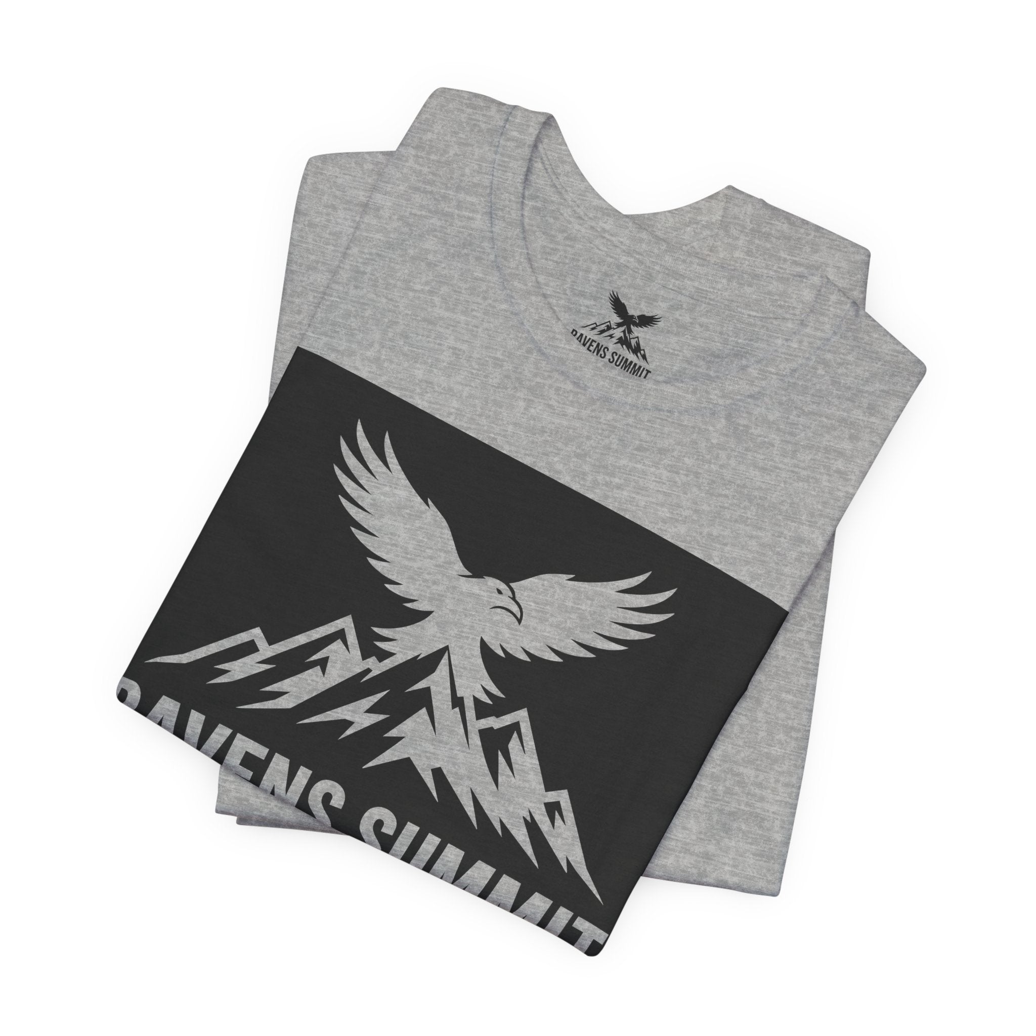 Ravens Summit T‑Shirt — Mountain Raven Graphic Tee Light