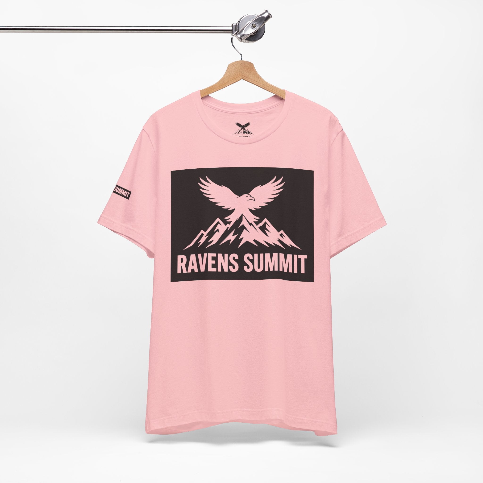 Ravens Summit T‑Shirt — Mountain Raven Graphic Tee Light