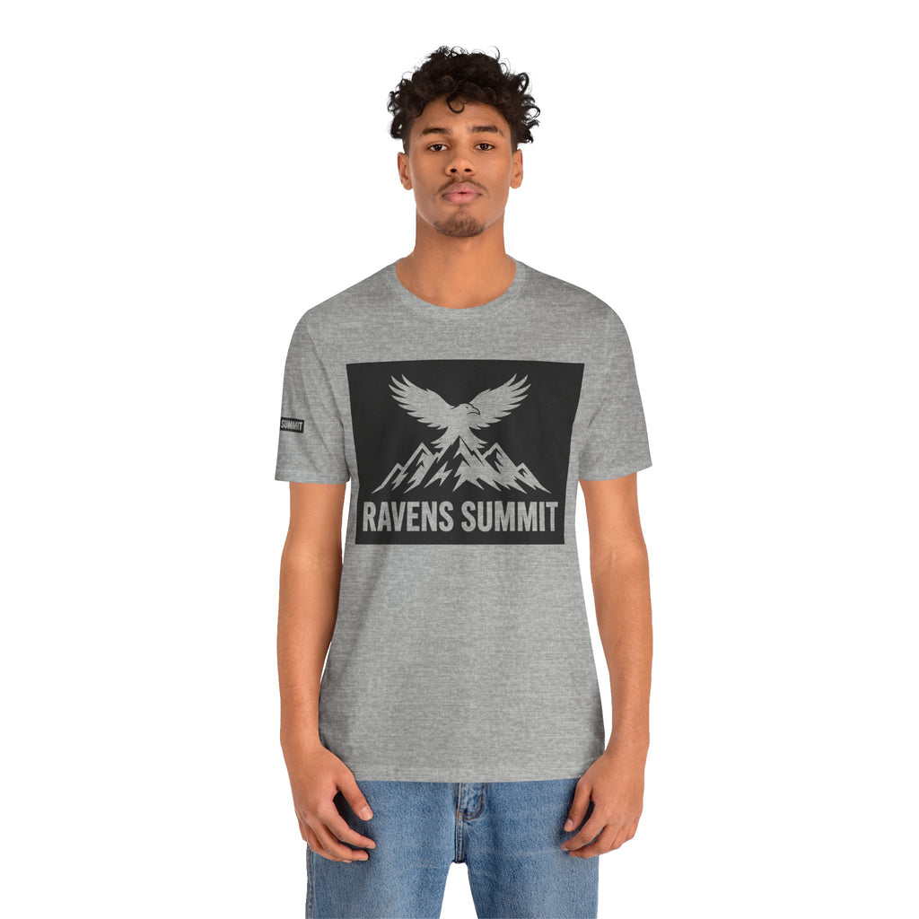 Ravens Summit T‑Shirt — Mountain Raven Graphic Tee Light