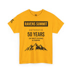 Customisable Ravens Summit 50 Years Tee — "Authentic 50 Years of Not Giving a Damn" Mountain Graphic T‑Shirt