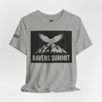 Ravens Summit T‑Shirt — Mountain Raven Graphic Tee Light