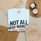 Not All Who Wander Are Lost Mountain T-Shirt — Ravens Summit Adventure Tee