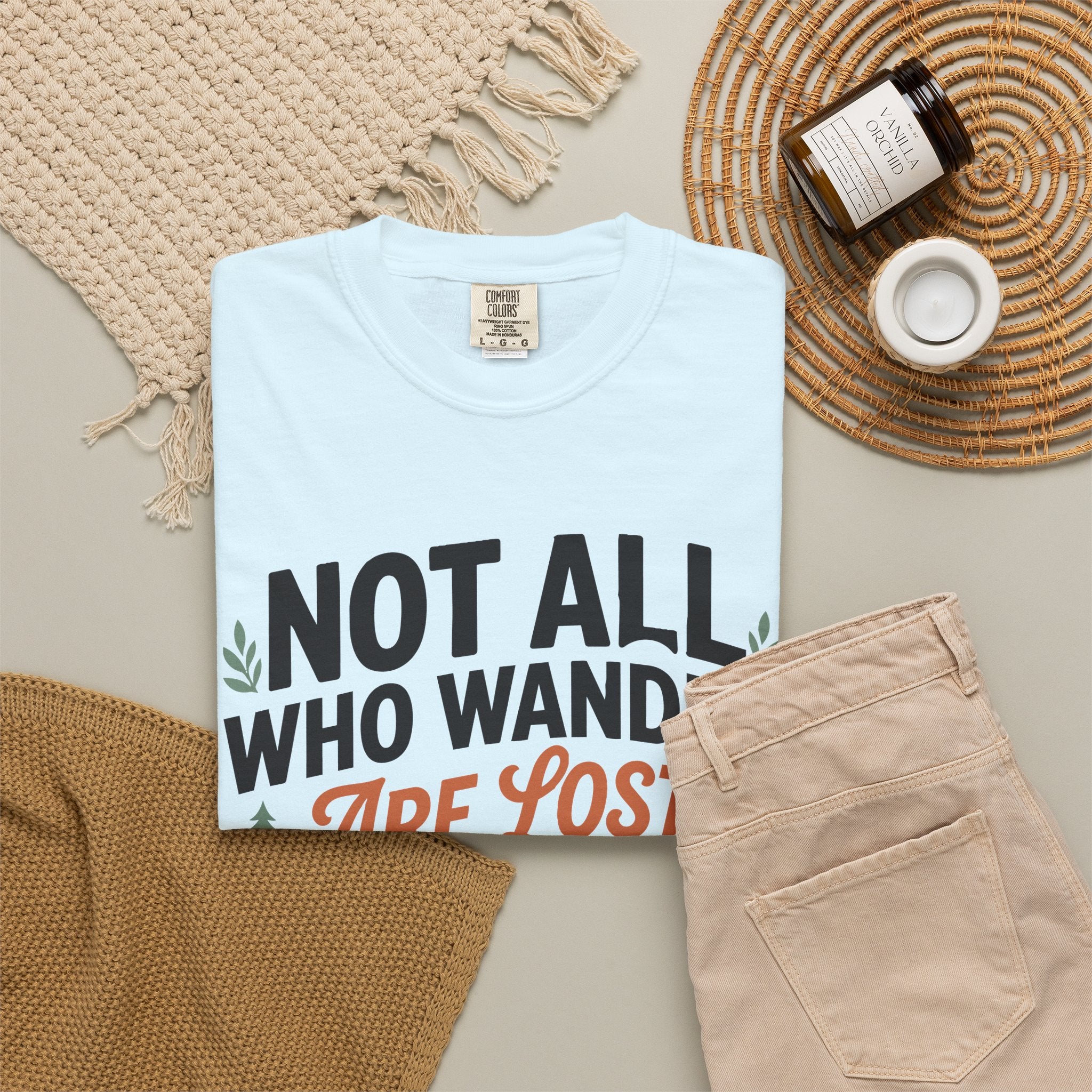 Not All Who Wander Are Lost Mountain T-Shirt — Ravens Summit Adventure Tee