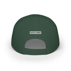 Mountain Graphic Baseball Cap — Low Profile Outdoor Hat Dark