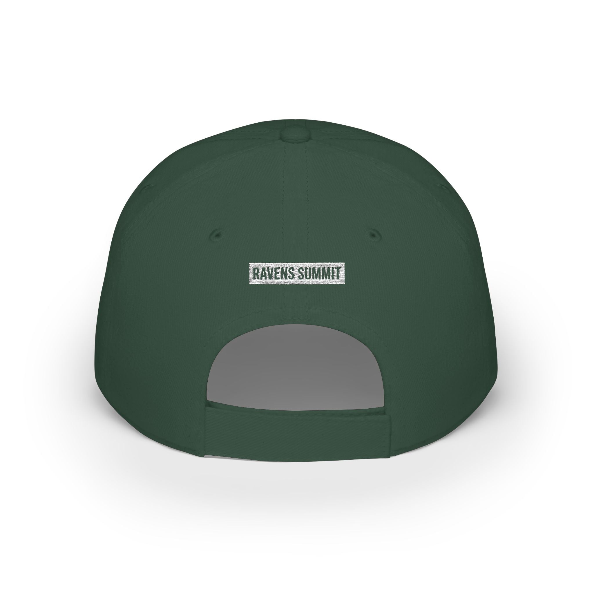 Mountain Graphic Baseball Cap — Low Profile Outdoor Hat Dark