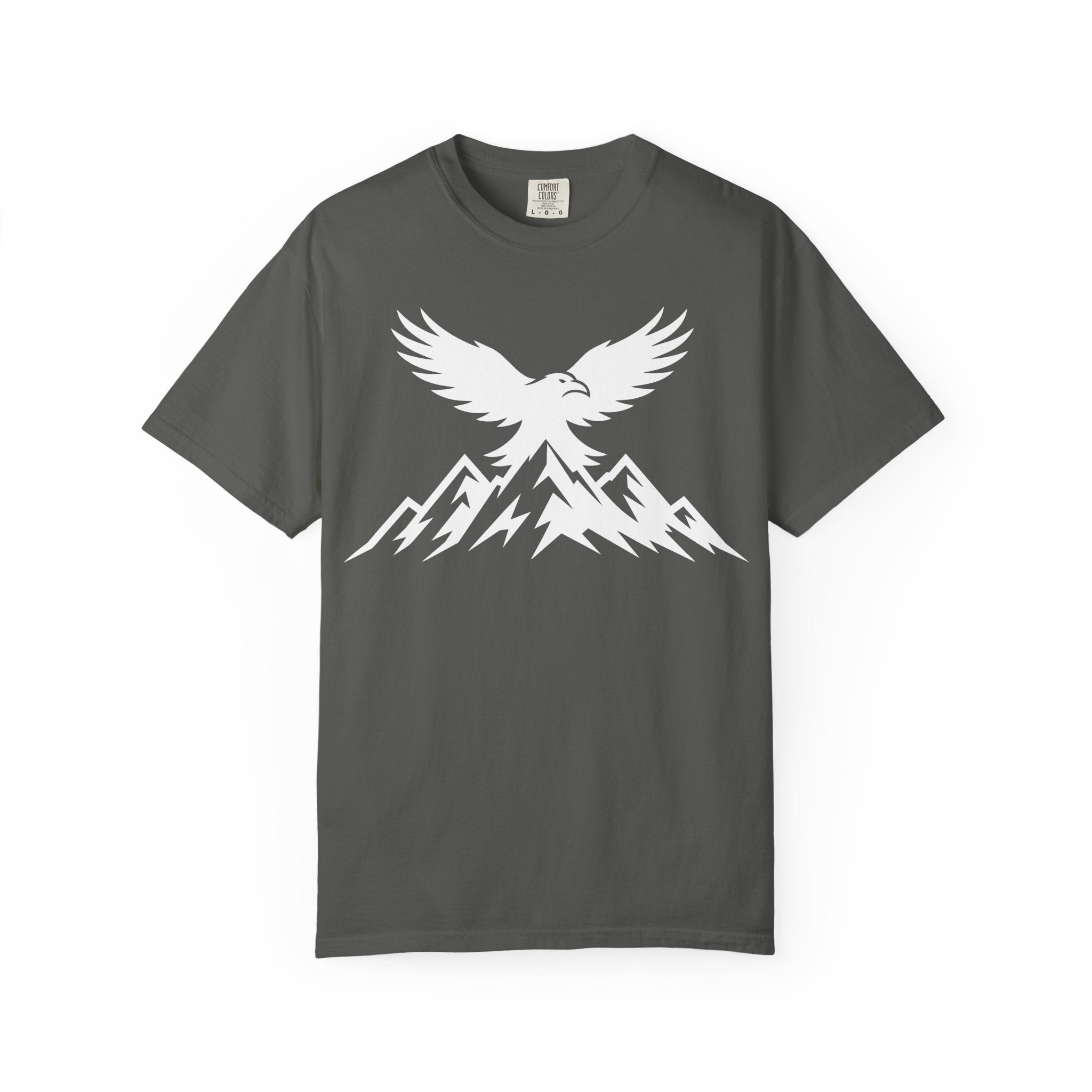 Raven Summit T-Shirt — Mountain Eagle Dark Graphic Tee