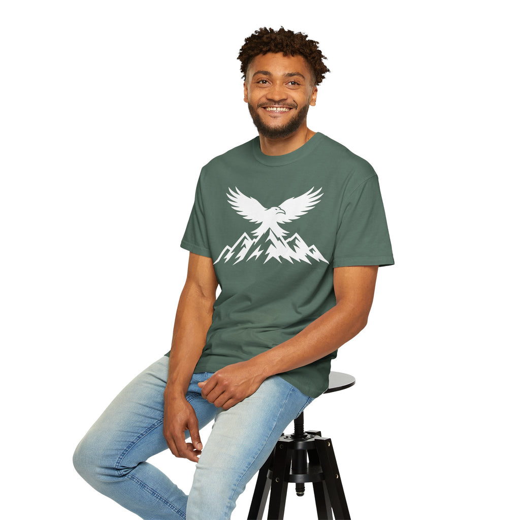 Raven Summit T-Shirt — Mountain Eagle Dark Graphic Tee