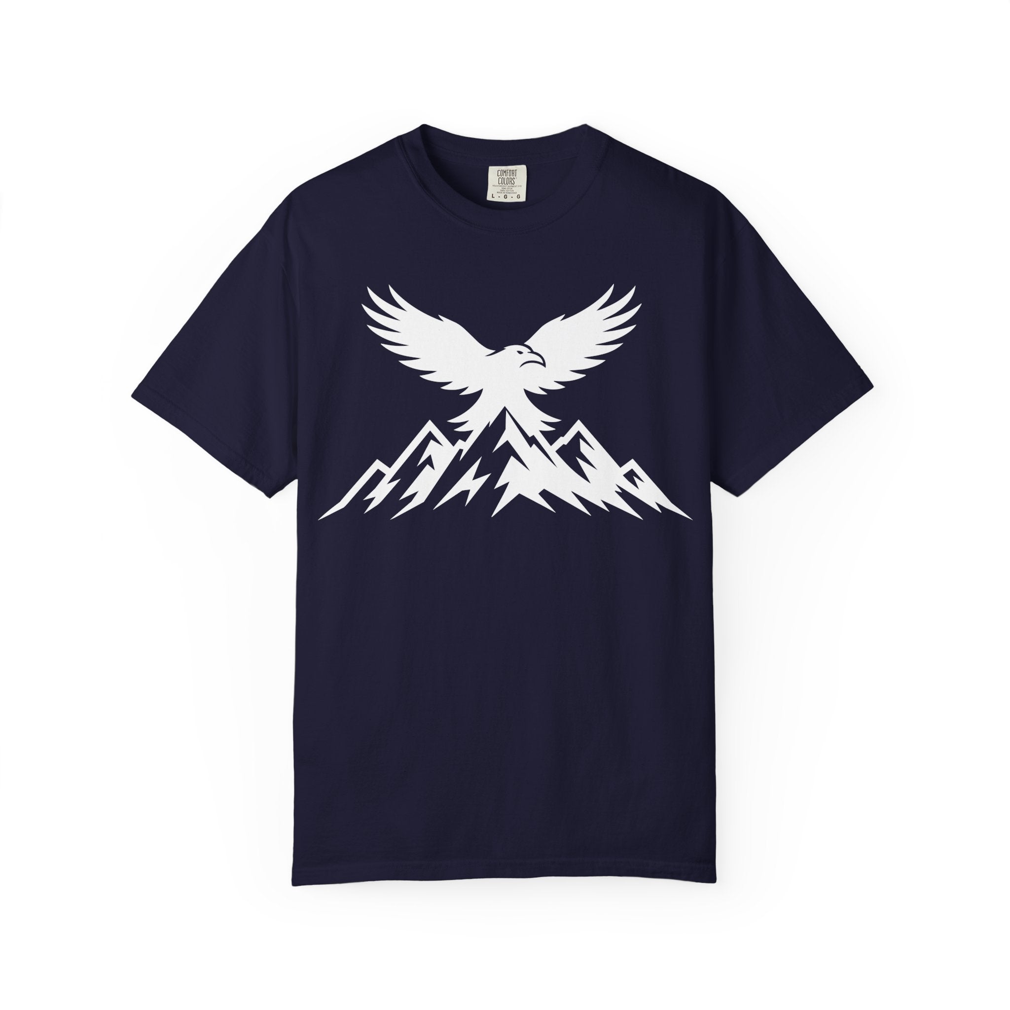 Raven Summit T-Shirt — Mountain Eagle Dark Graphic Tee