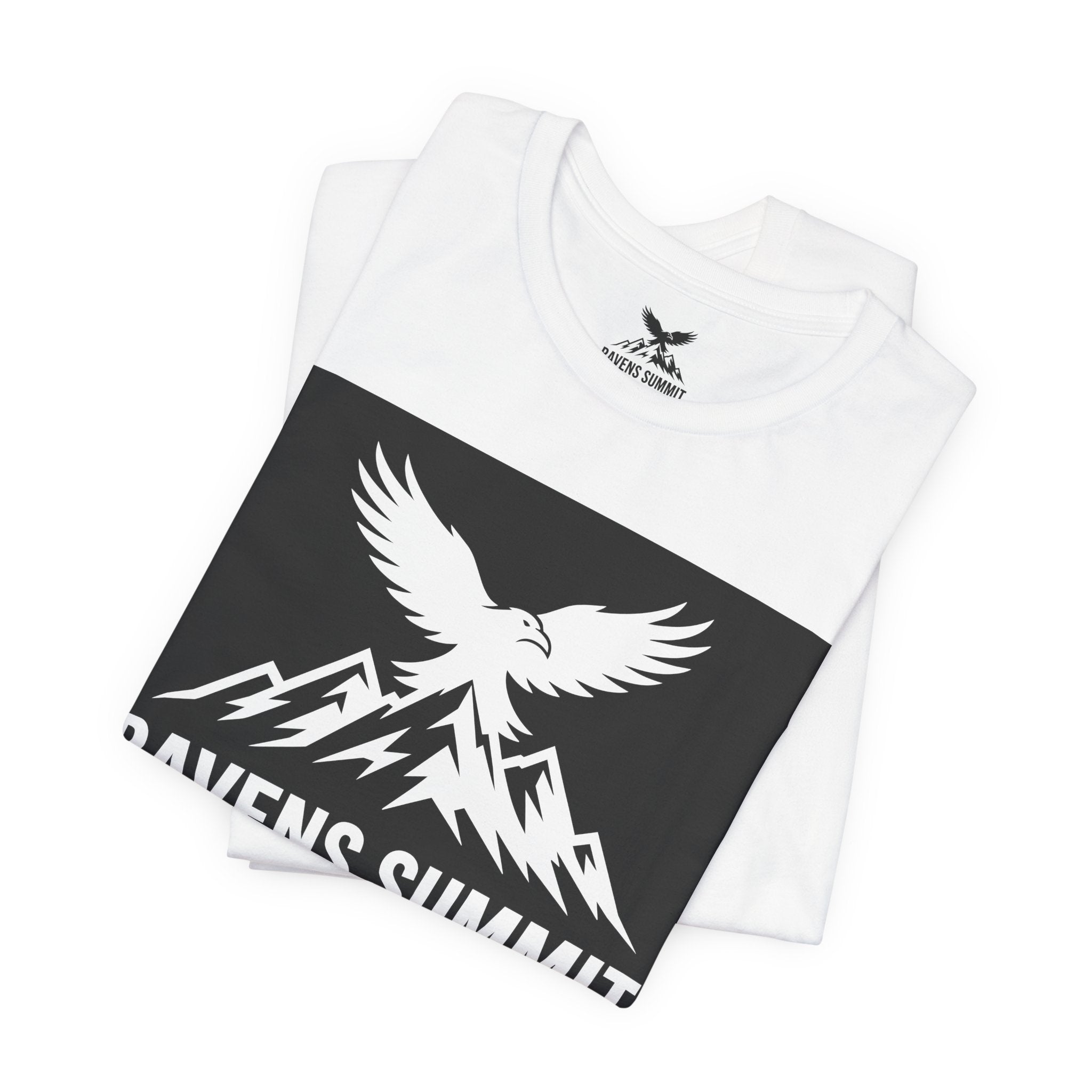 Ravens Summit T‑Shirt — Mountain Raven Graphic Tee Light