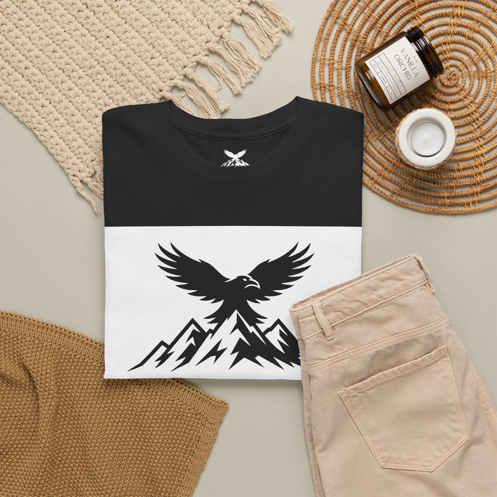 Ravens Summit Dark T-Shirt — Mountain Raven Outdoor Graphic Tee