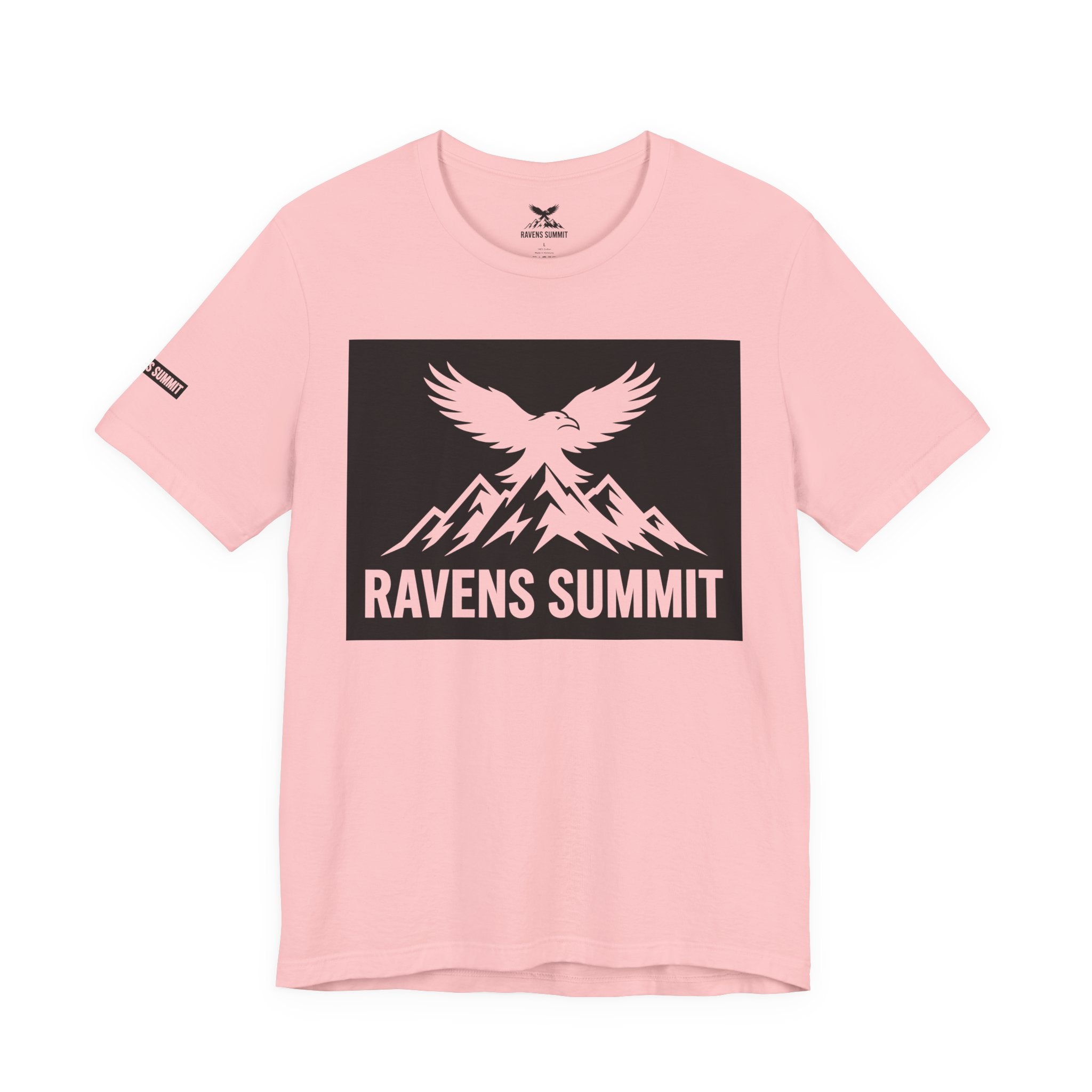 Ravens Summit T‑Shirt — Mountain Raven Graphic Tee Light
