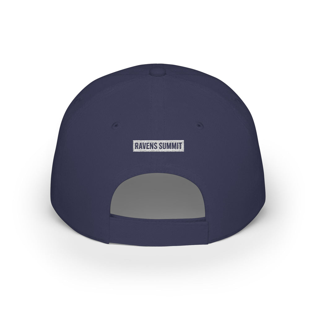 Mountain Graphic Baseball Cap — Low Profile Outdoor Hat Dark
